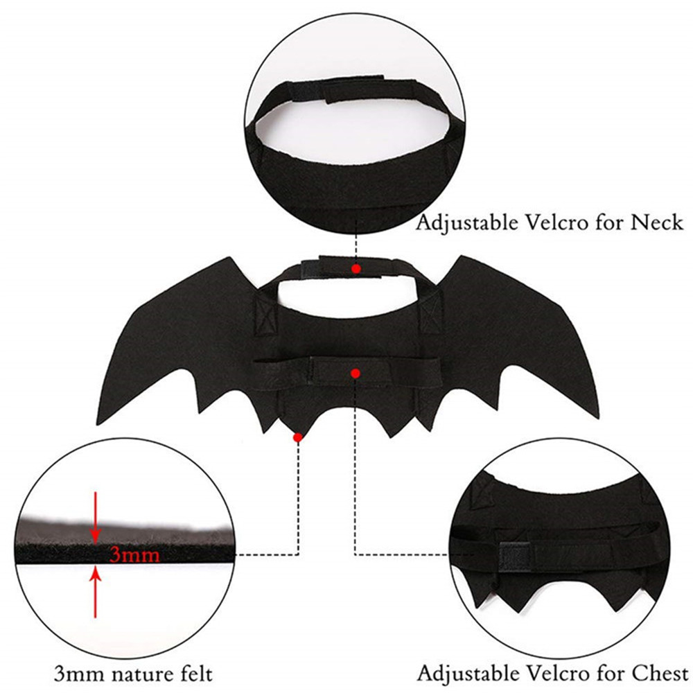 Halloween Pet Bat Wings Cat Dog Bat Costume