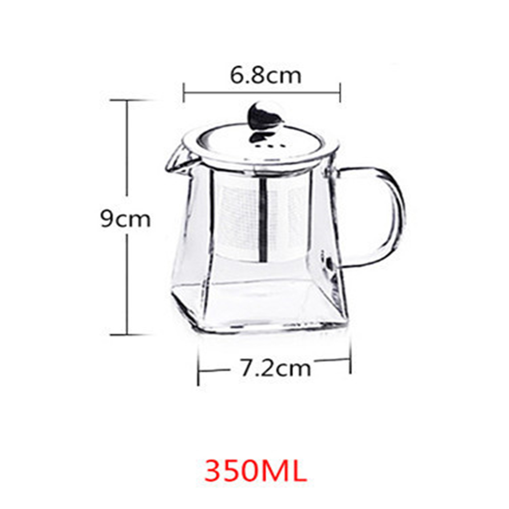 Borosilicate Glass Water Bottle Large Capacity Filtration Teapot
