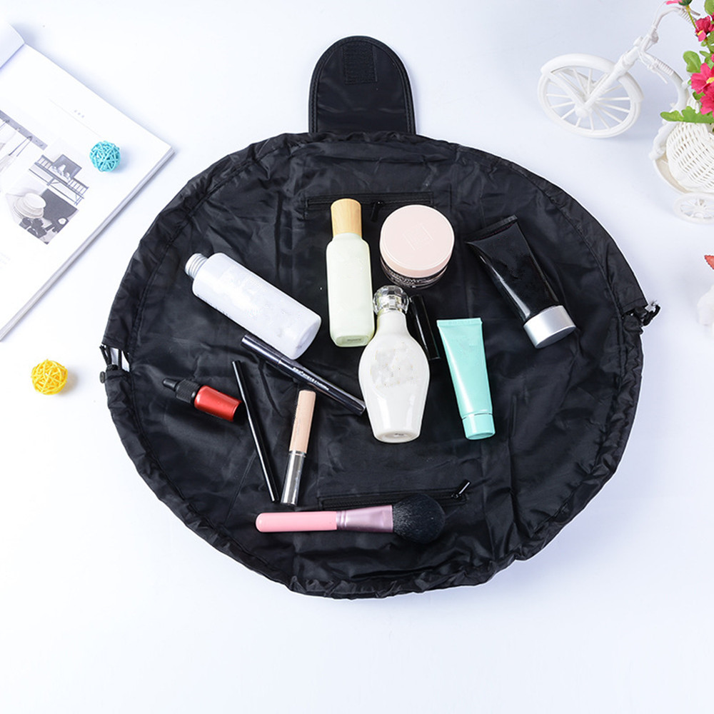 Multi-Purpose Portable Travel Large Capacity Lazy Drawstring Makeup Storage Bag