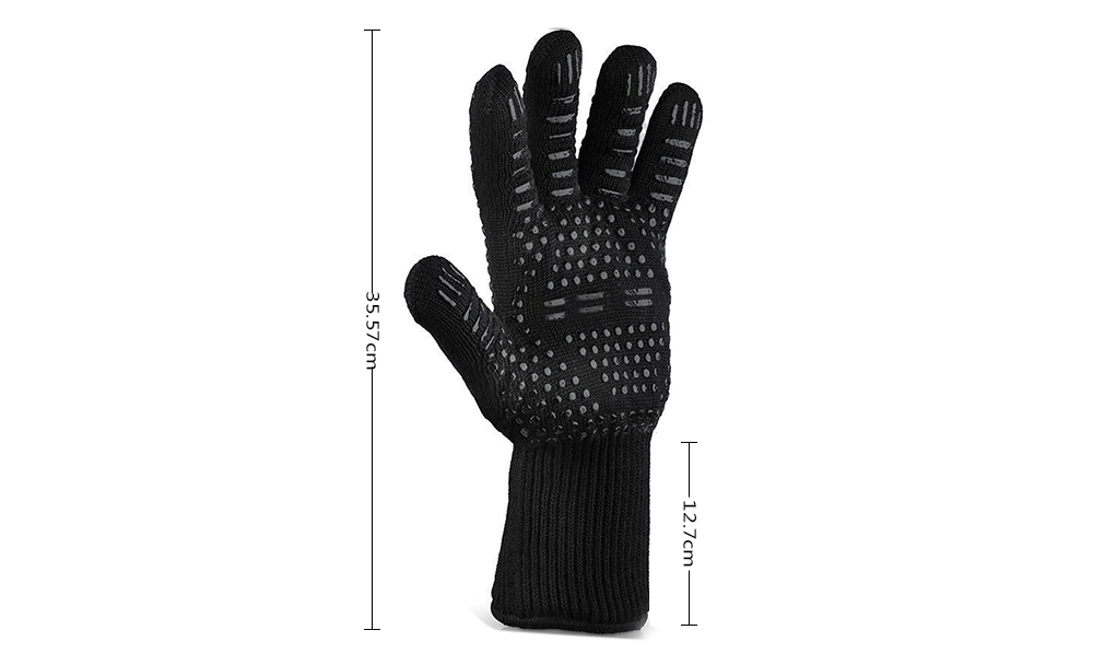 High Temperature Resistant 500 Degree Oven Insulation Silicone Cotton Glove
