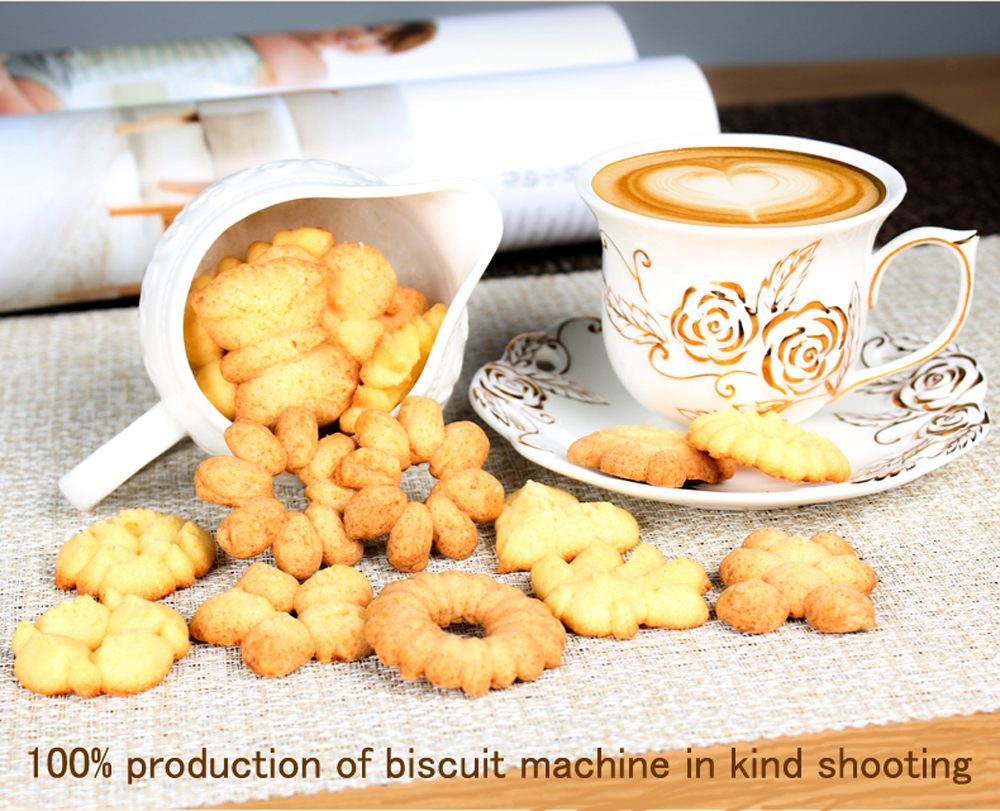 Multifunctional High-End Cookies Gun Biscuit Machine 16 Flower Pieces