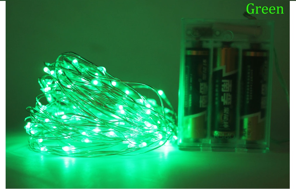 LED Strip Light Battery Fairy Lights Garlands Christmas Holiday Wedding Party