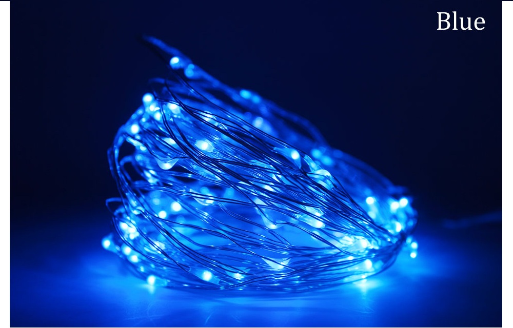 LED Strip Light Battery Fairy Lights Garlands Christmas Holiday Wedding Party