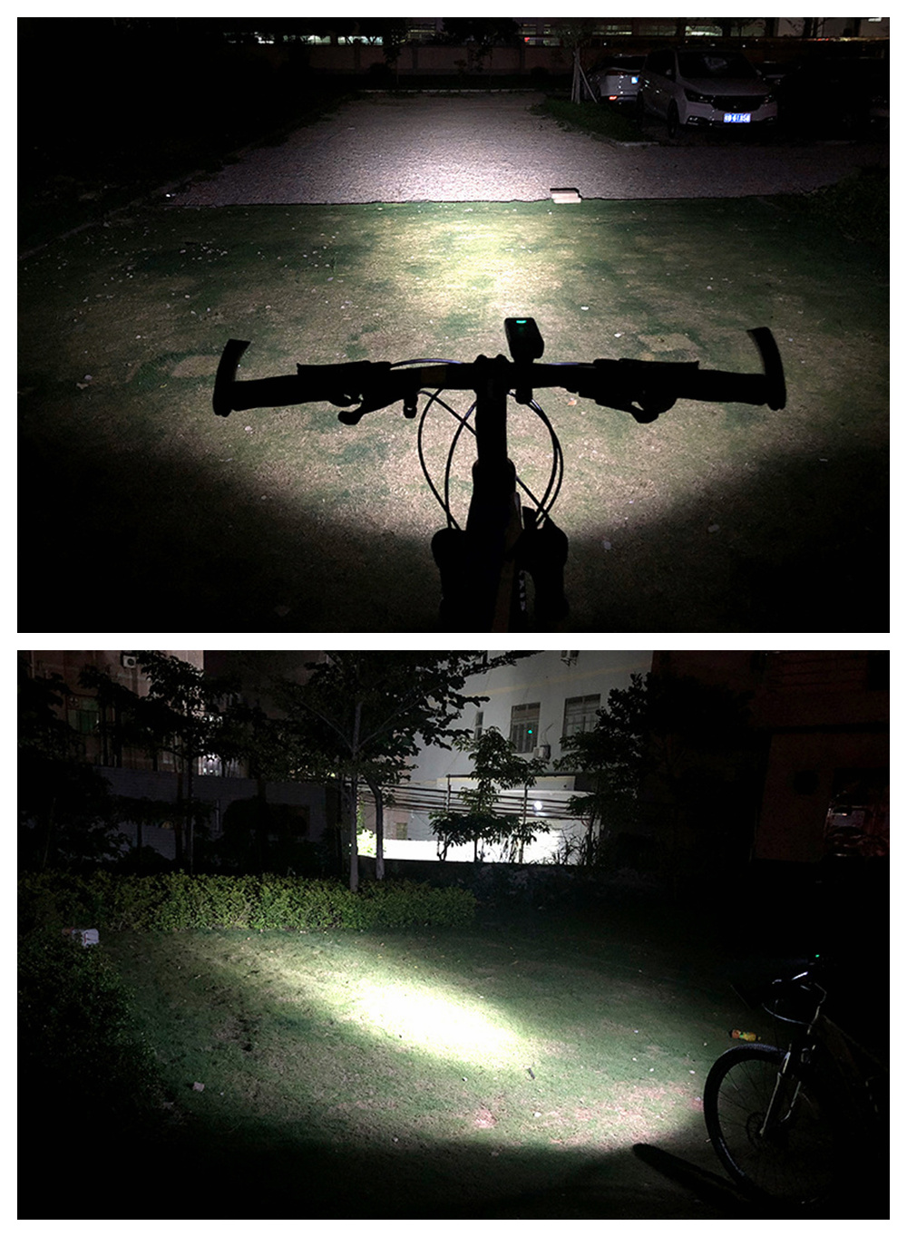 ZHISHUNJIA BX3 2400lm 3-Mode LED Flashlight USB Rechargeable Bicycle Lamp