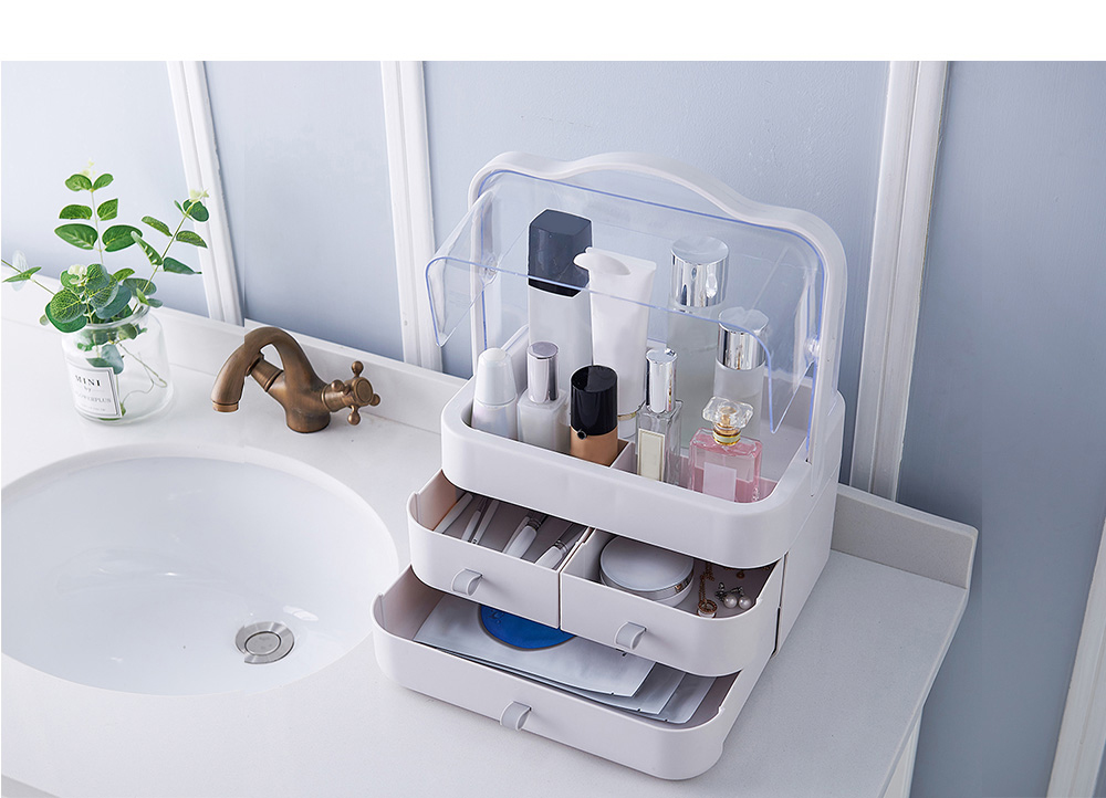 Portable Drawer-type Desktop Storage Box Cosmetic Makeup Container