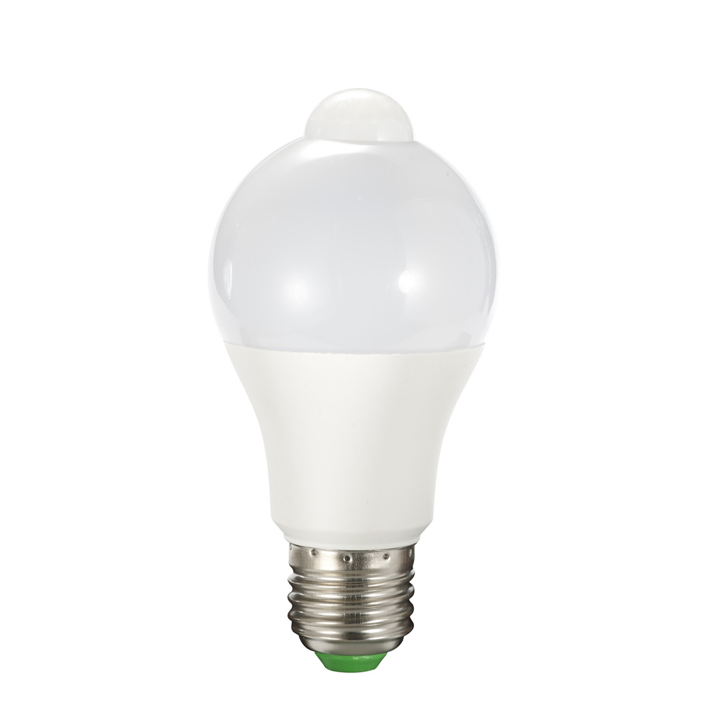 Smart Motion Sensor Light Bulbs E27 85v 110v 220v 9w for Porch Hallway Stairs