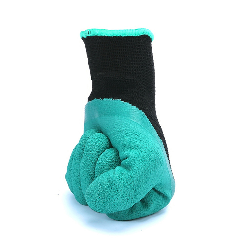 Garden Gloves With Fingertips Claws Quick and Easy To Dig and Plant Sheath