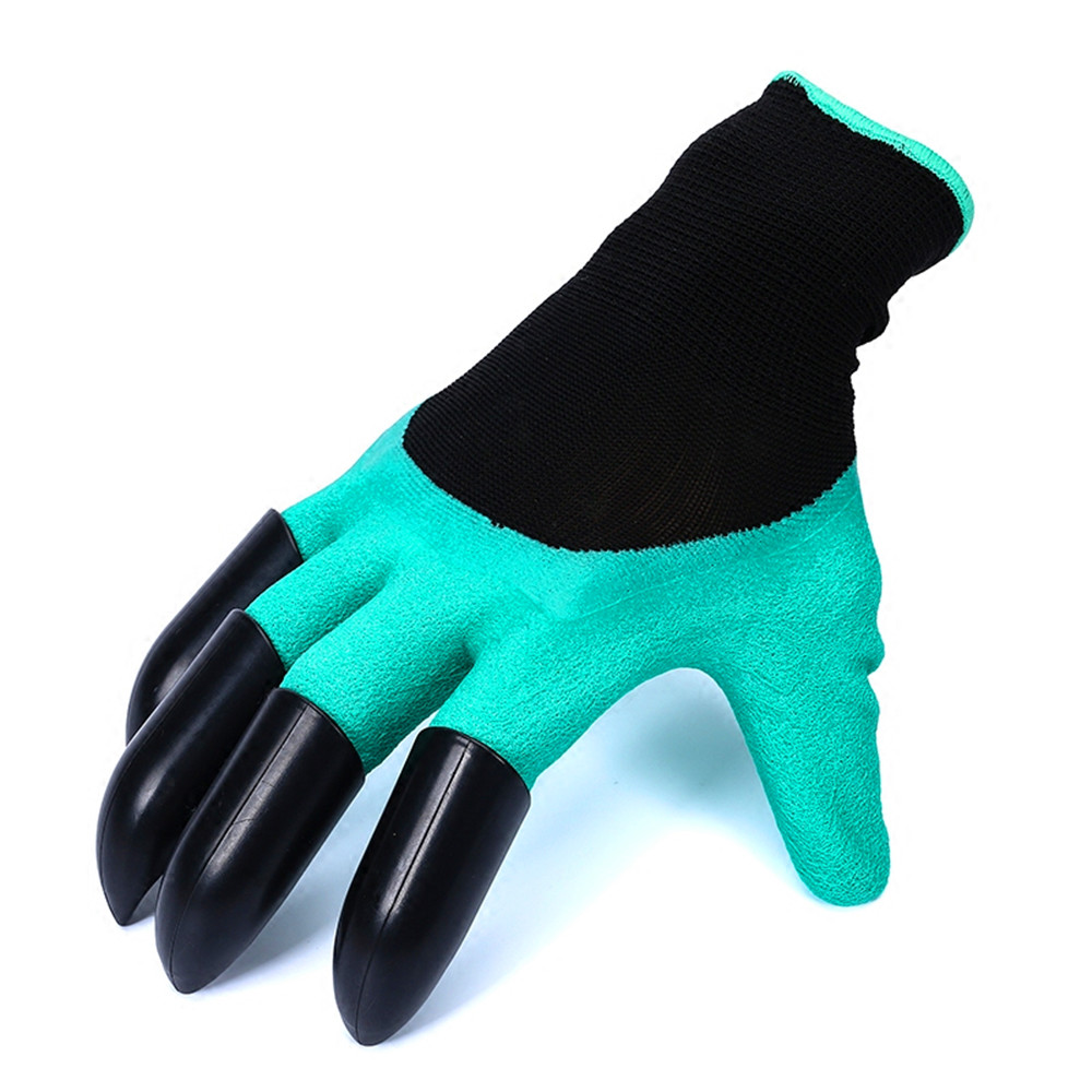 Garden Gloves With Fingertips Claws Quick and Easy To Dig and Plant Sheath