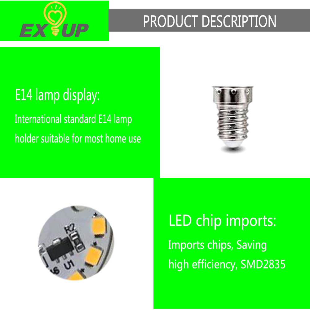 EXUP 10PCS G45 7W E14 680LM Dimmer LED Bulb 180 - 265V