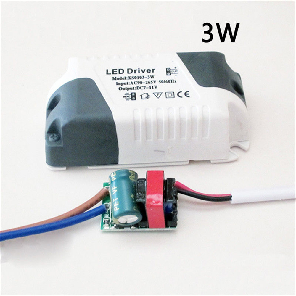 LED Driver 3W-24W Dimmable Ceilling Light Lamp Transformer Power Supply DIY