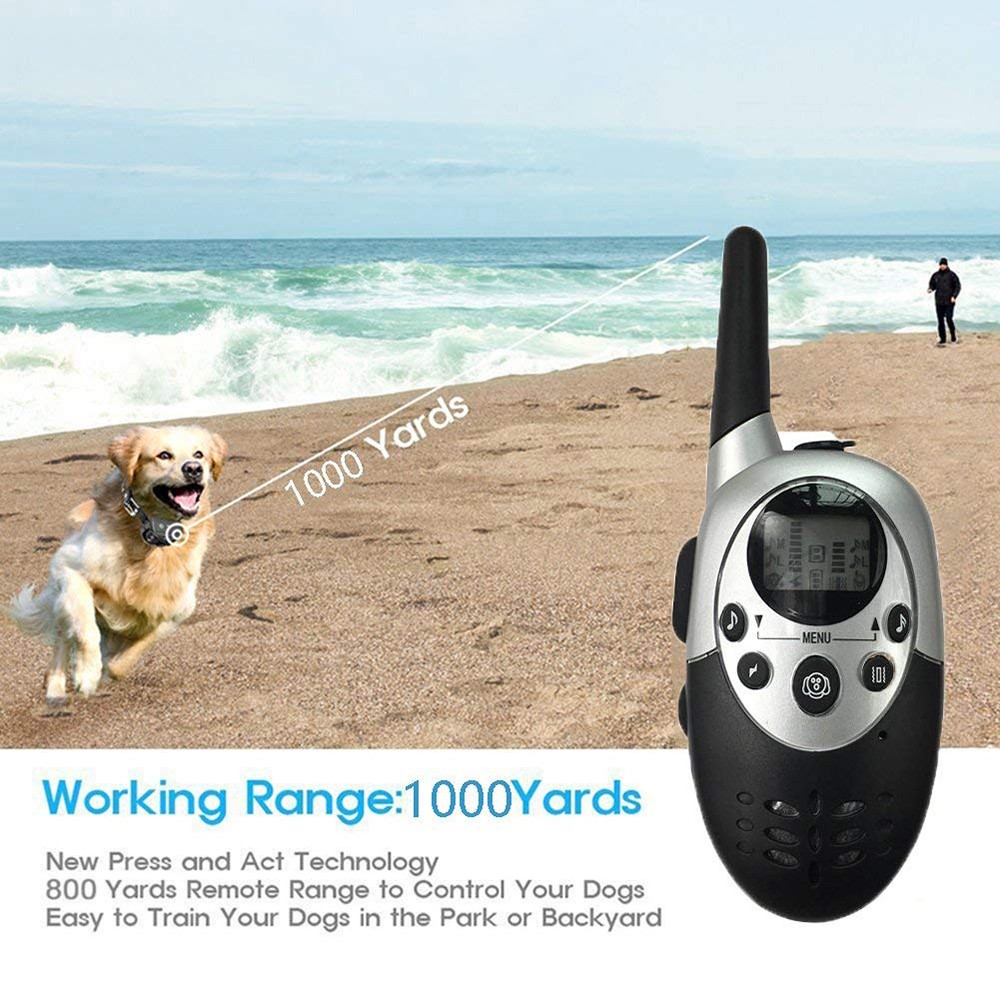Water Resistant and Rechargeable Dog Shock Collar Remote Dog Training Collar