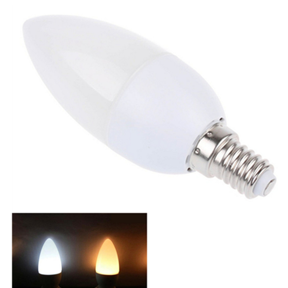 OMTO E14 3W 220V Candle Light LED candelabra bulb Spotlight Candle Bulb