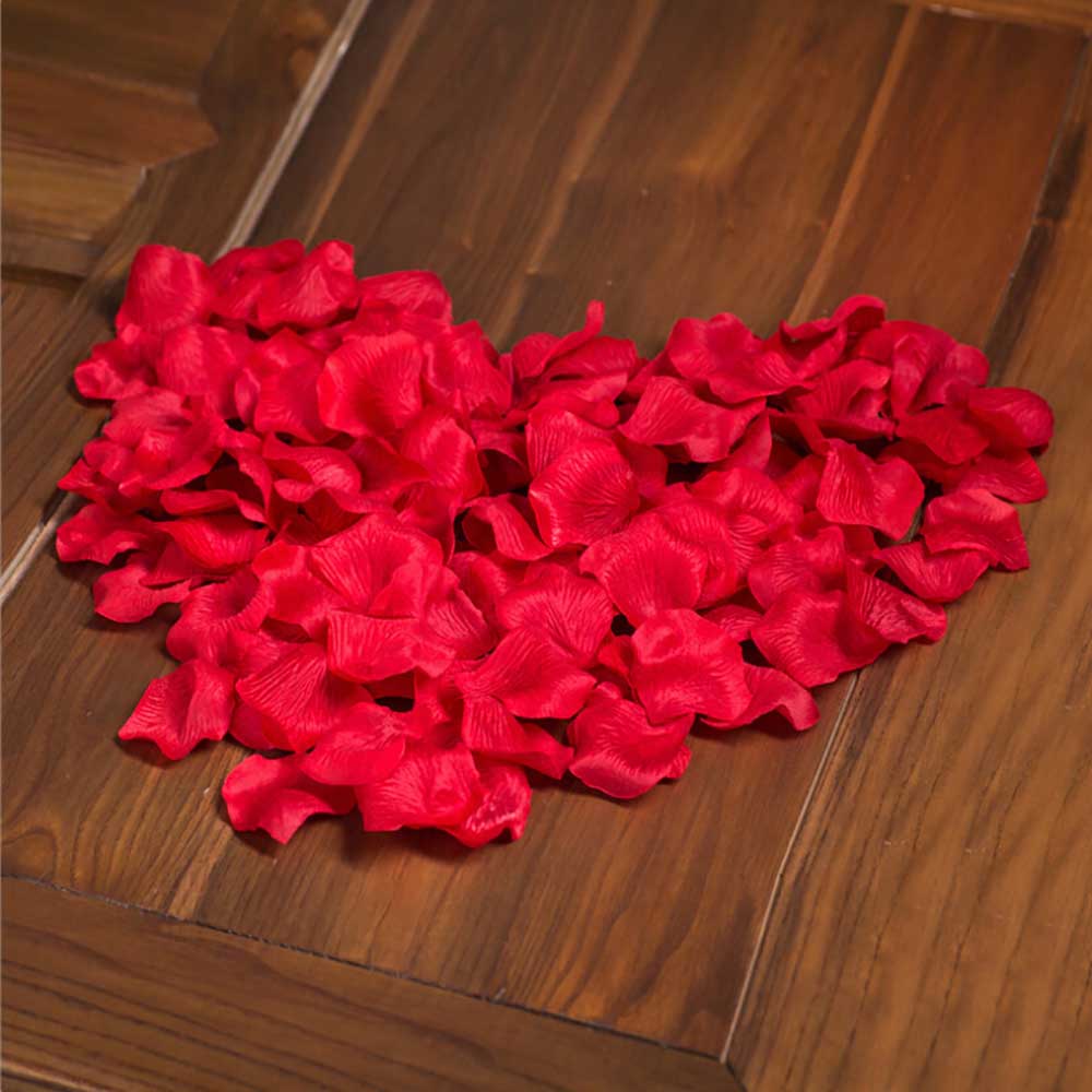 100 Pieces Wedding Decorations Valentine'S Day Confession Cloth Art Petals