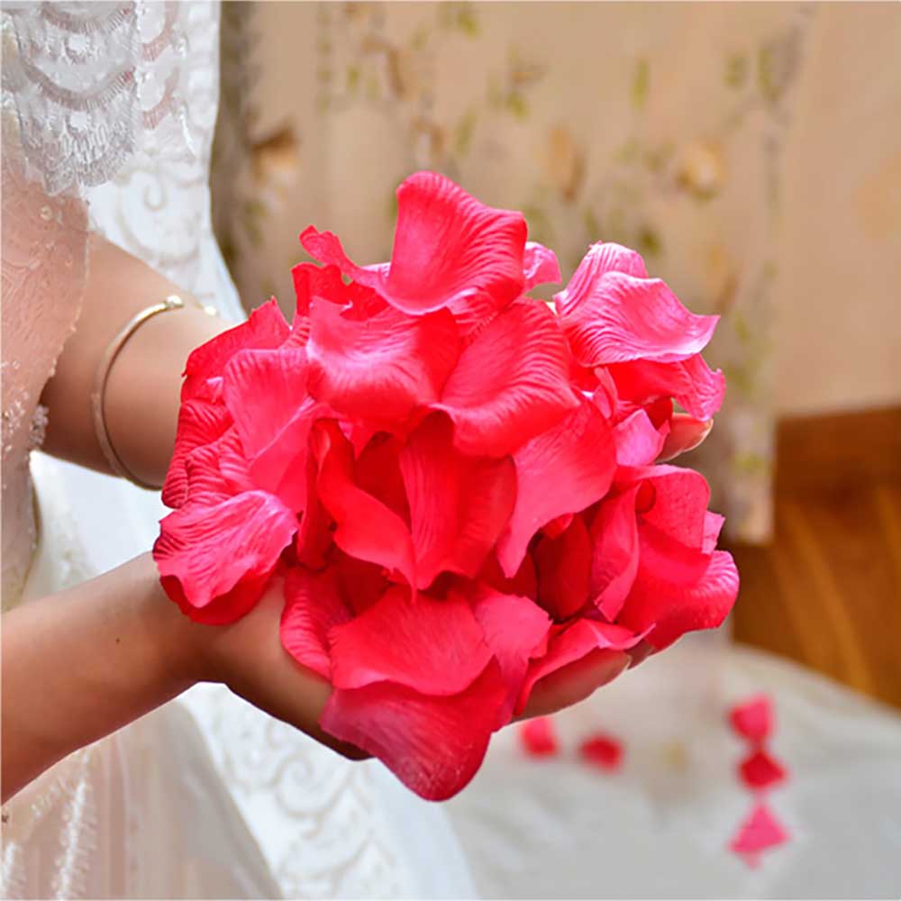 100 Pieces Wedding Decorations Valentine'S Day Confession Cloth Art Petals