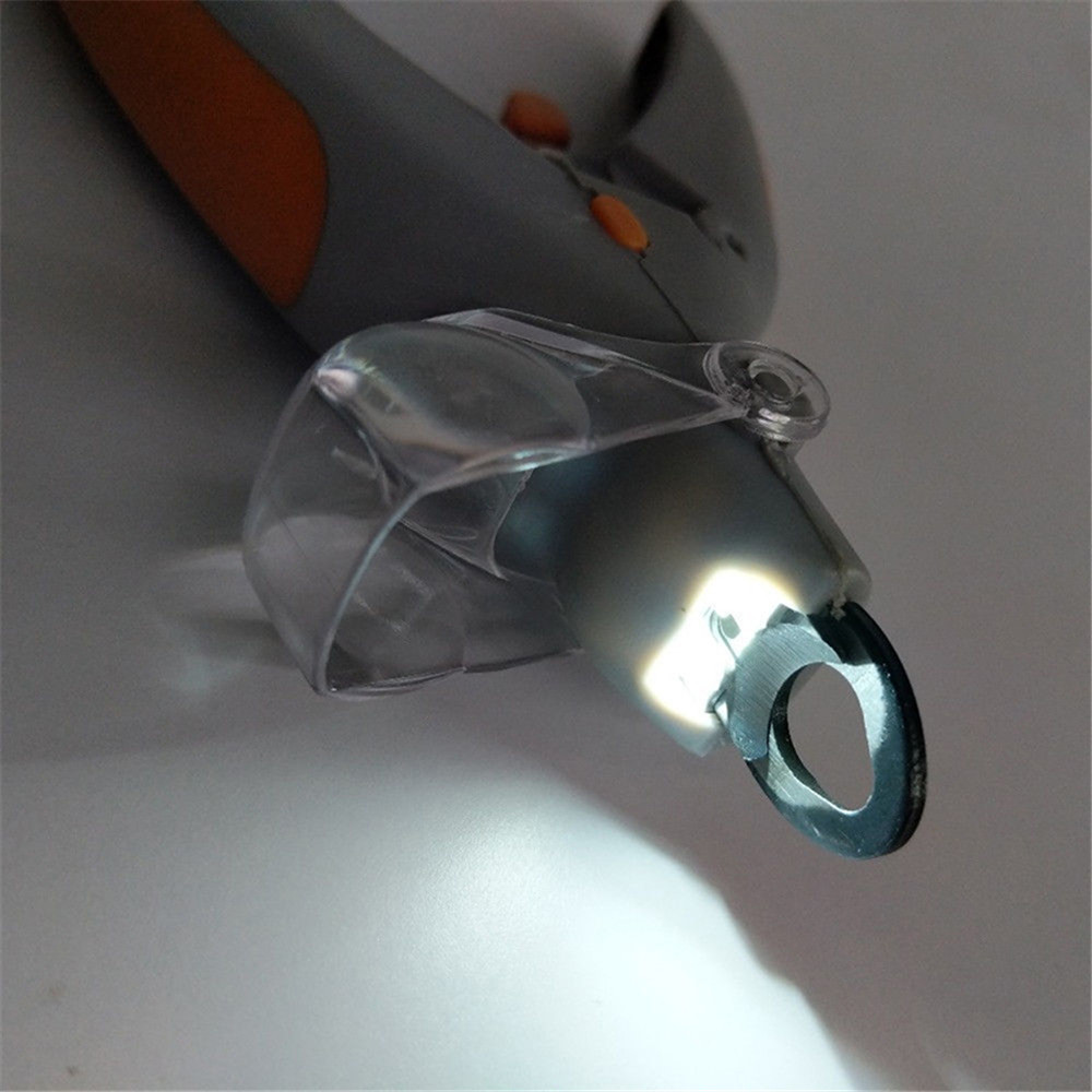 The Illuminated Pet Nail Clipper Features LED Light 5X Magnification That Double