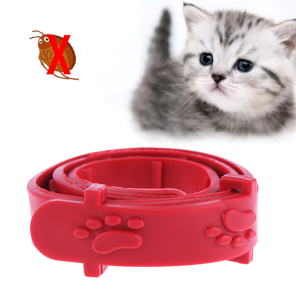 Adjustable Dog Cat Rabbit Neck Strap Anti Flea Mite Acari Tick Pet Collar