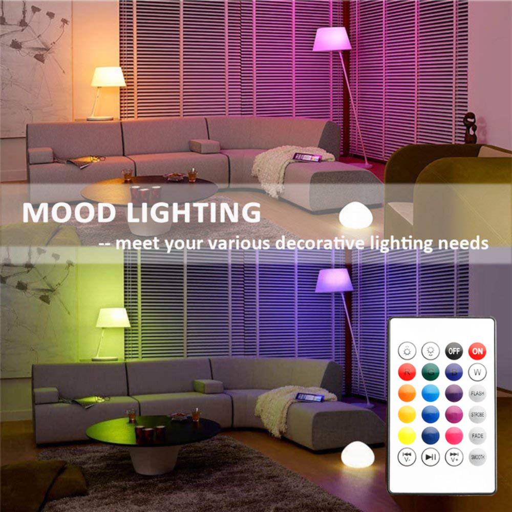 E27 RGB Bluetooth Speaker LED Bulb 12W Music Playing Dimmable Wireless Led Lamp