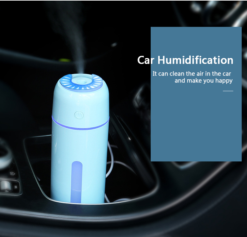 USB Mini Air Humidifier Portable Mist Maker Aroma Fogger Diffuser