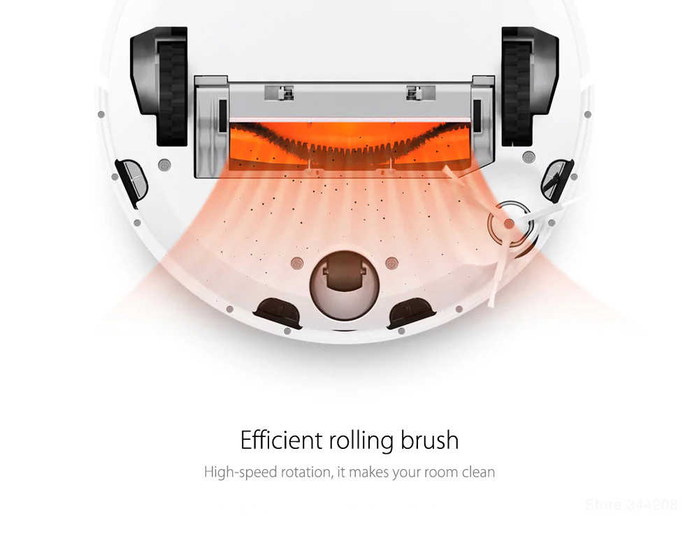 Main Brush Filters Cleaner Side Brushes Accessories for XIAOMI MI Robot Vacuum
