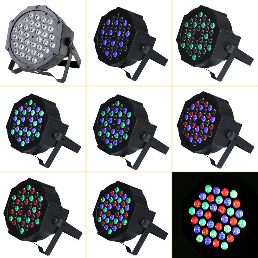 36W UV Blacklight 36 LEDs Par Stage Lighting with 1 Remote Control for Disco DJ