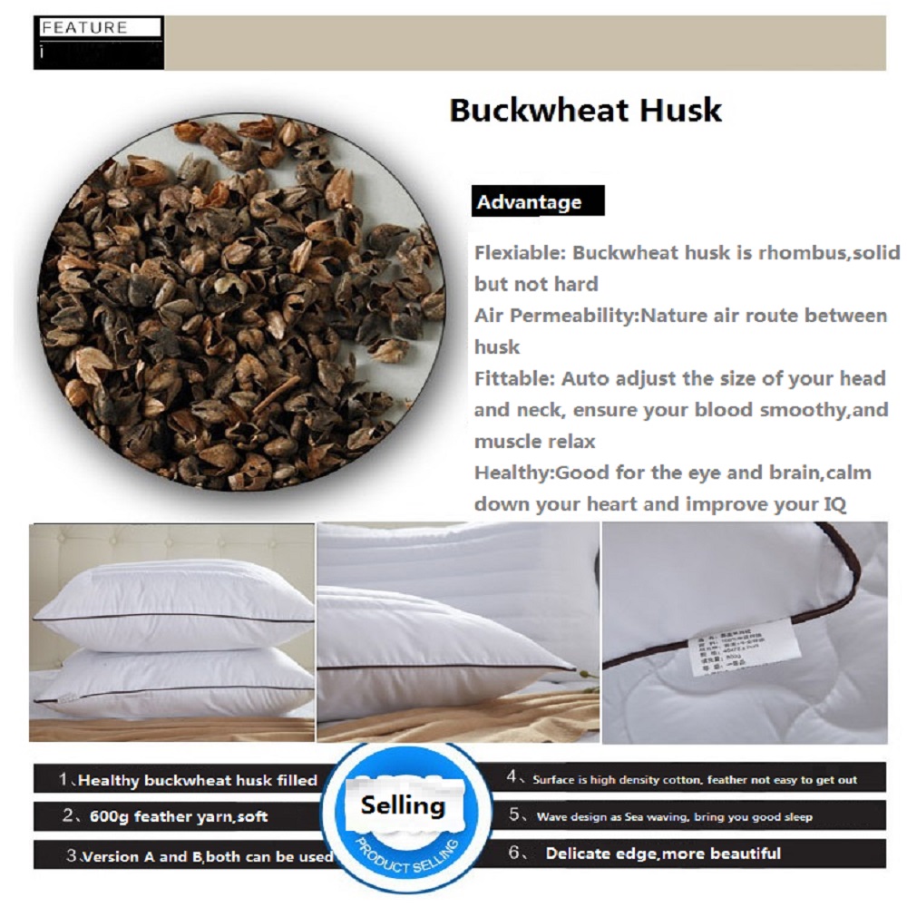 Buckwheat Husk Multi-Role Pillow