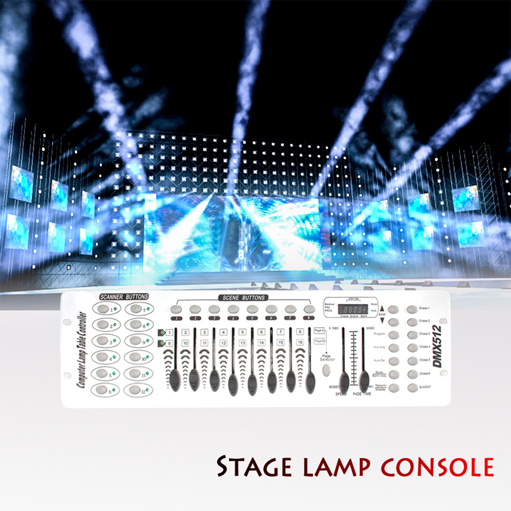 UKing Auto LED Stage Light Controller with 240 Scenes for Disco KTV Pub