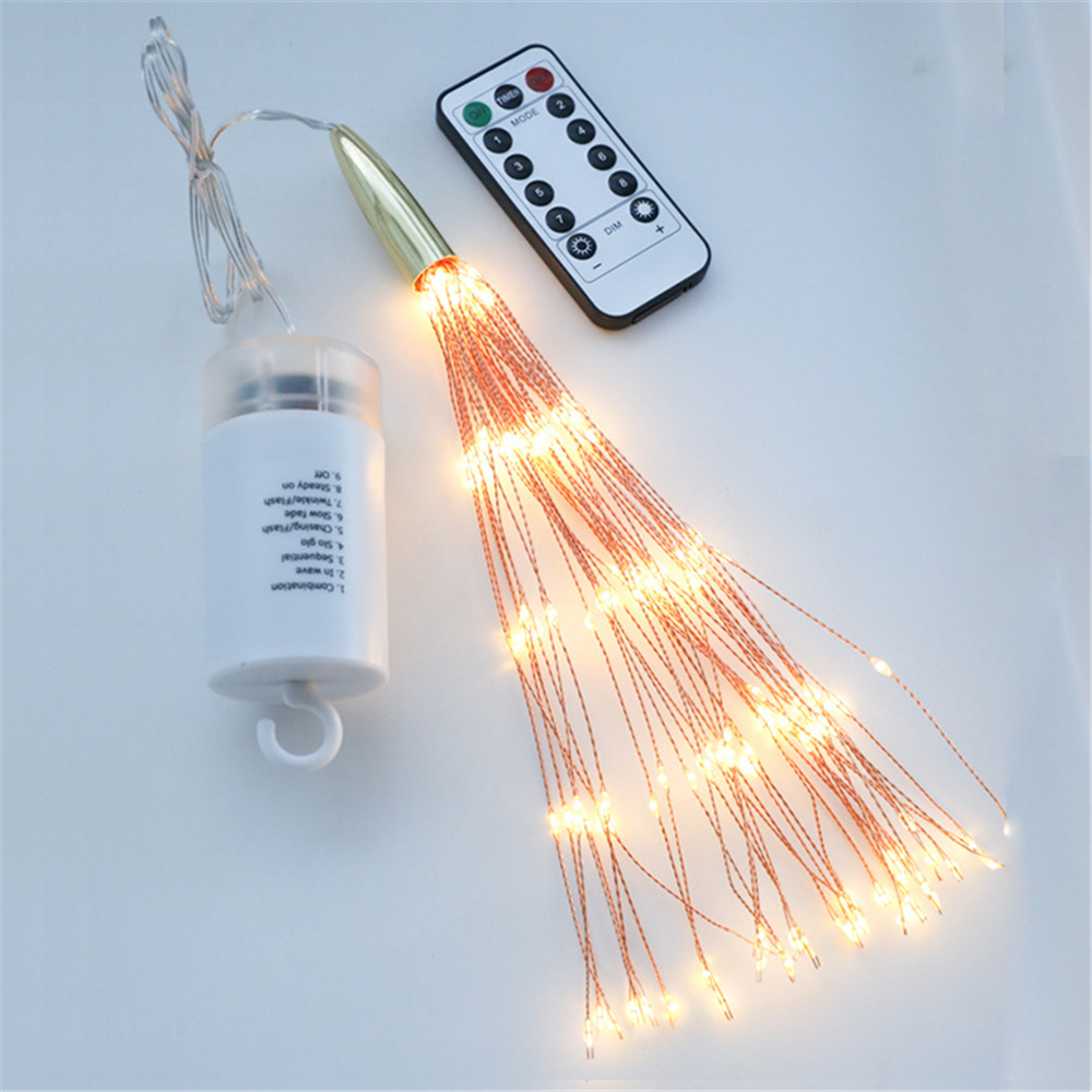 40/60 Pieces Led Fireworks Light Battery Remote Control Explosion Lights