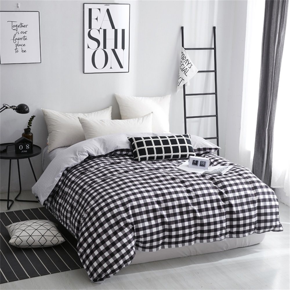 OMONNES Four Sets of Beds in Bed Fresh and Simple Sheets