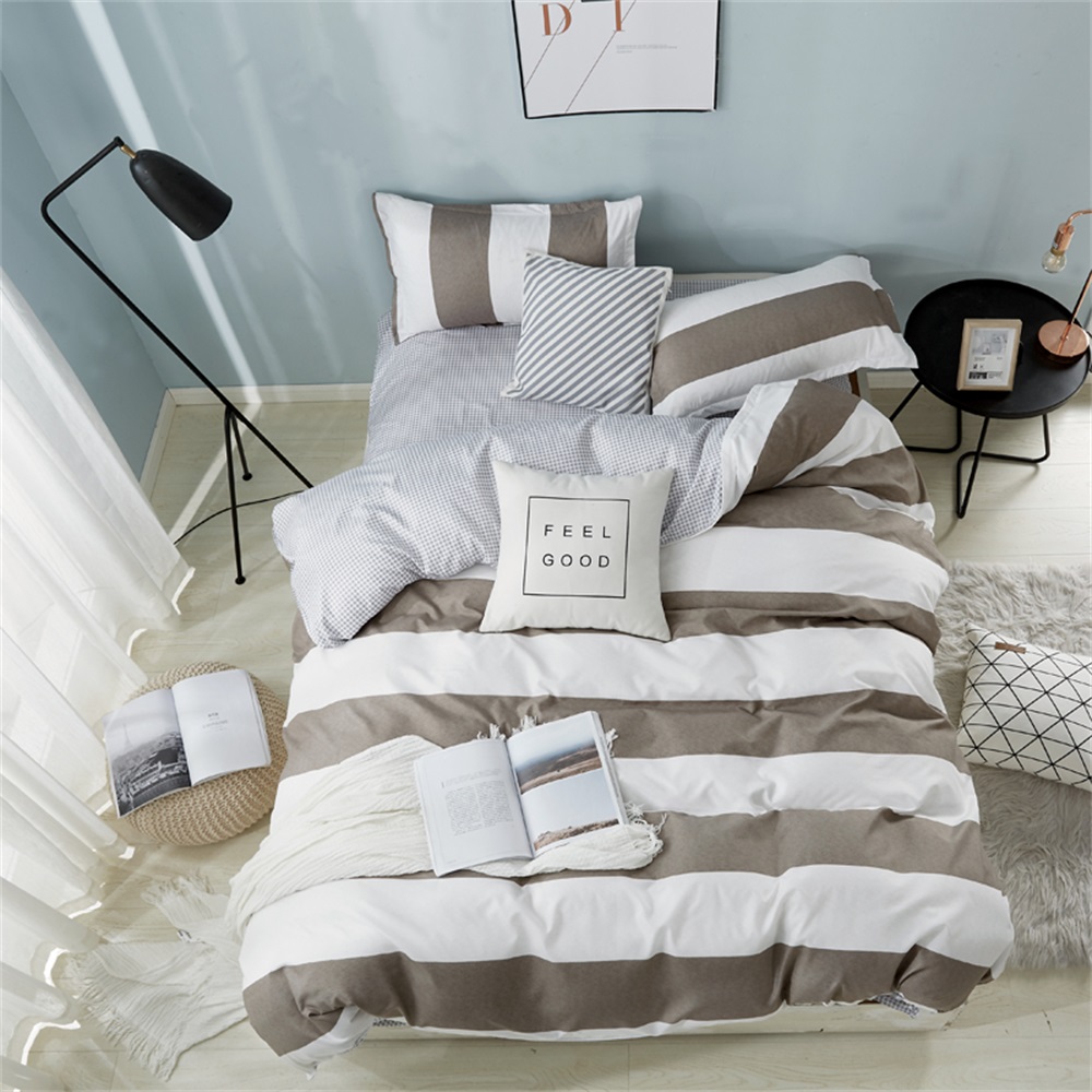 OMONNES Four Sets of Beds Fresh and Simple Sheets Quilt Covers