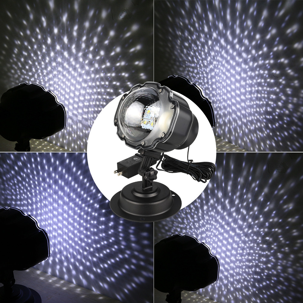 Outdoor Snowfall Projector LED IP65 Moving Snow Garden Laser Lamp Fairy Light