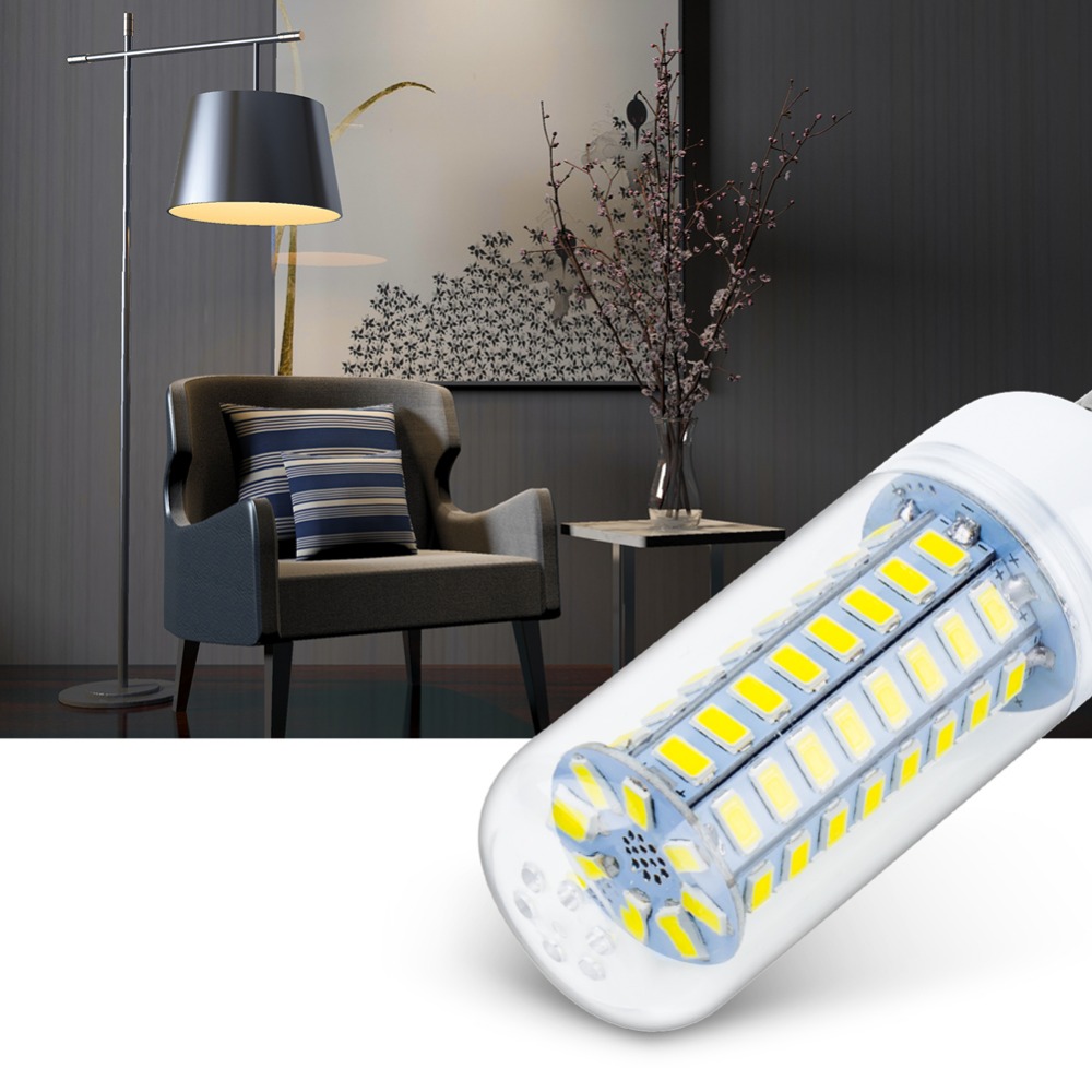 E27 7W LED Corn Bulb Lamp 48-SMD 5730 (AC 220)