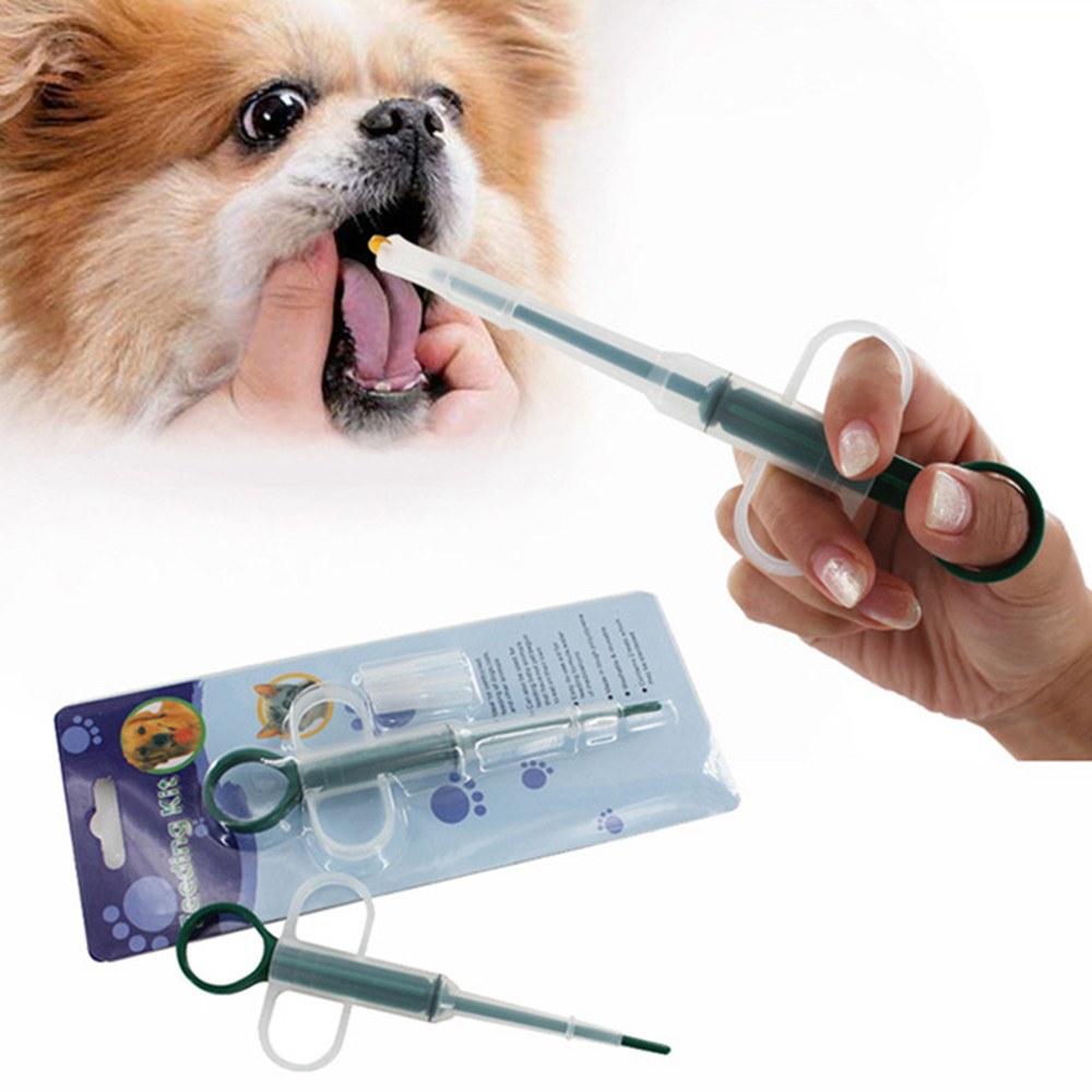 Pet Medicine Feeder Cat Dog Feeding Syringe Capsule Feeding