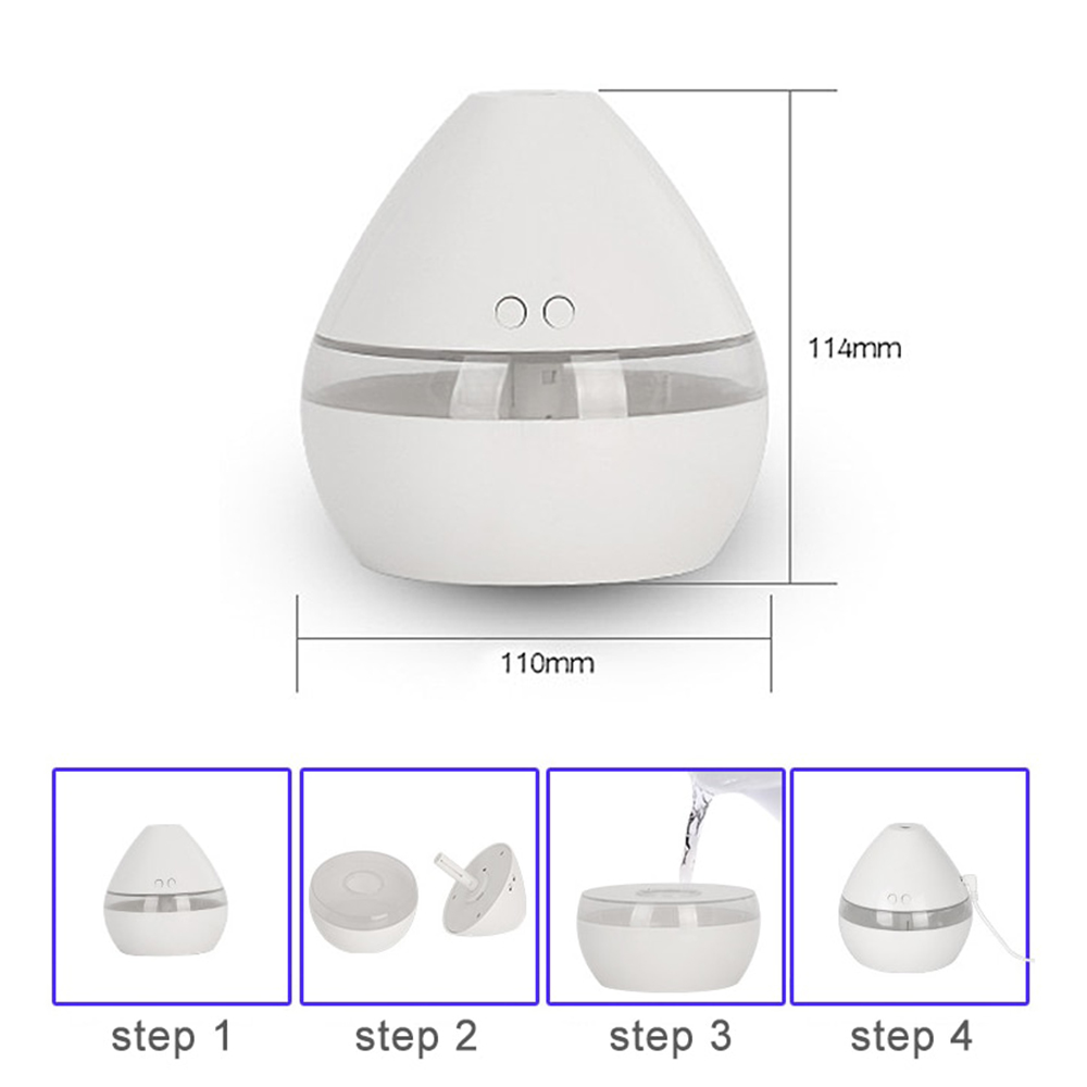 Air Aroma Essential Oil Diffuser 300ml LED Ultrasonic Aromatherapy Humidifier