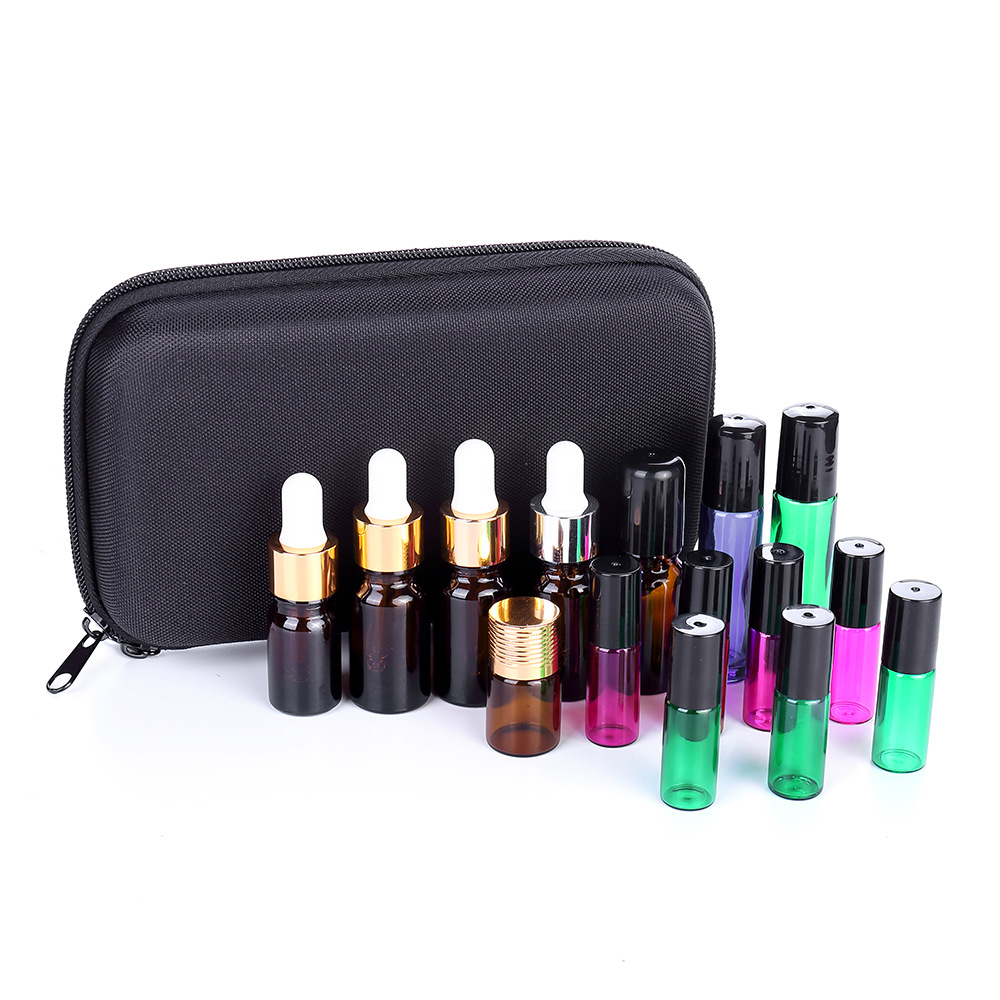 16 Roller Bottles Portable Essential Oils Carrying Case Storage Bag Travel box