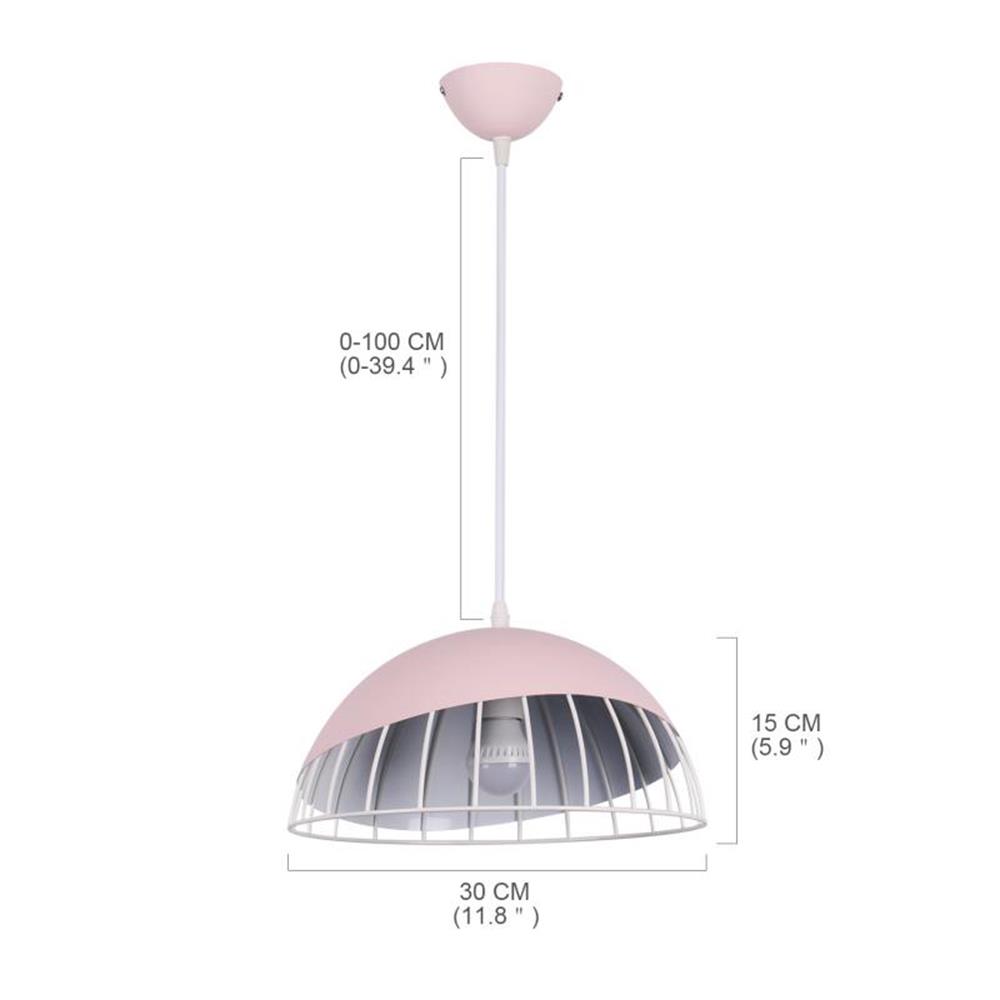 Modern style LED Semi-Circular Aluminum Chandelier is Suitable for Offices