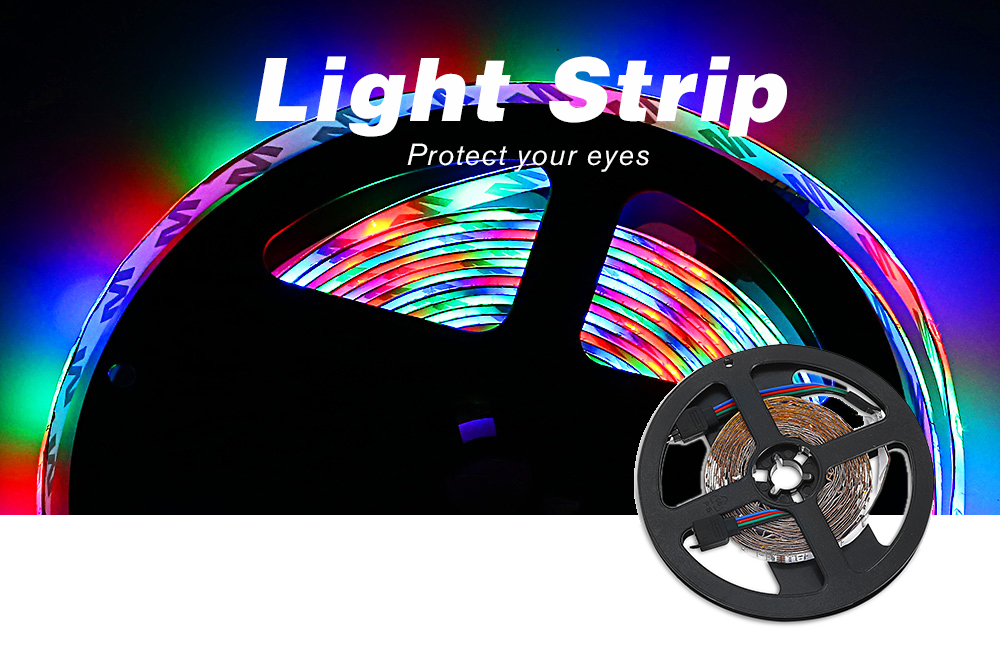 ZDM 5M 2835 RGB 300 LED Lights Strip Light with IR 24 Remote Control