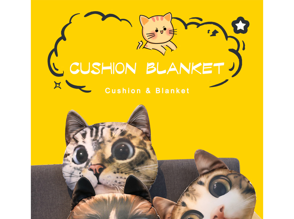 DMM Sofa Ofice Multi-function Cushion Blanket Toy Gift