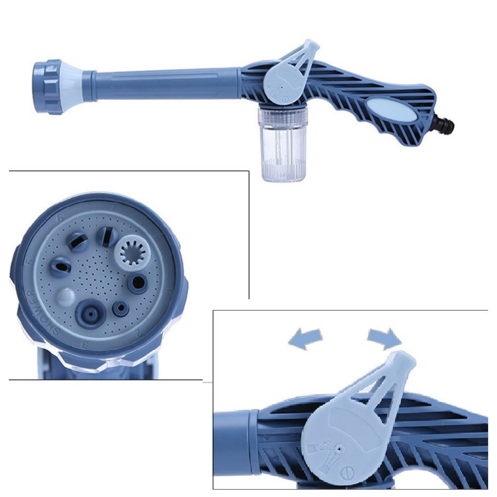 EZ Jet Water Cannon 8 In 1 Multifunctional Home Garden Car Cleaning Spray Gun