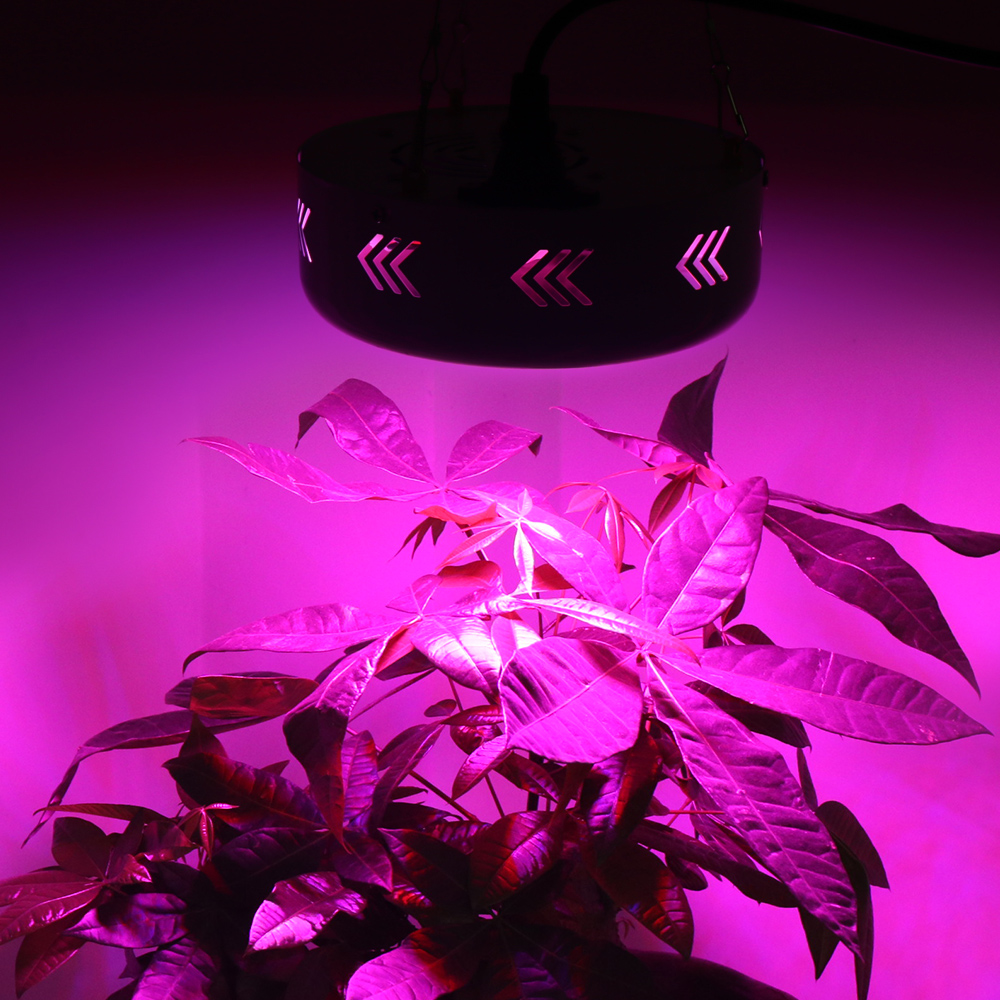Factory direct 72 LED black UFO full-band plant light Seedling plant growth lamp