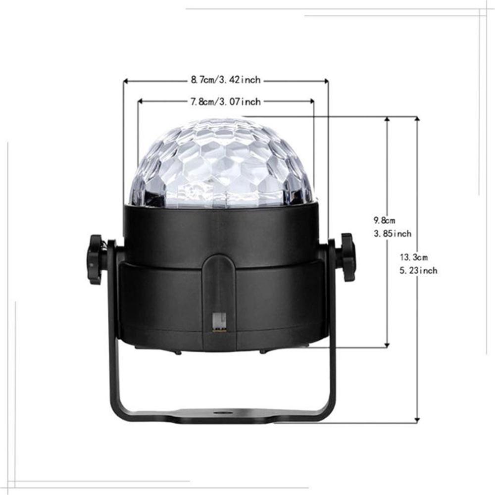 Intelligent Remote Control LED Water Wave Light Mini Decorative Stage Light Mag