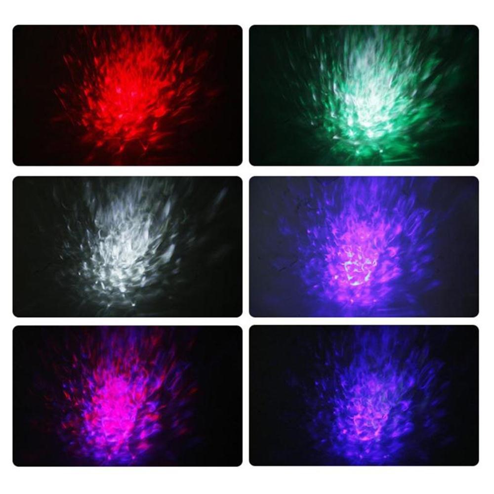 Intelligent Remote Control LED Water Wave Light Mini Decorative Stage Light Mag
