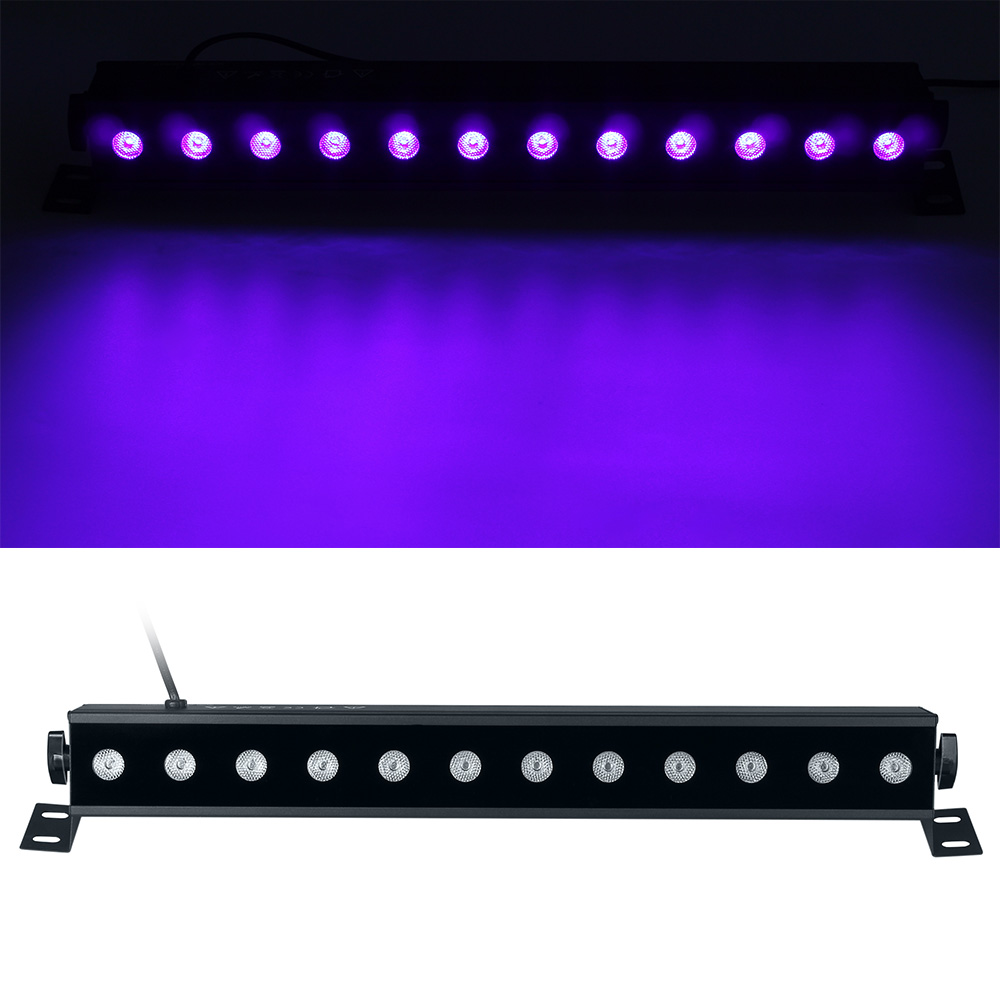 12LEDX3W Led Bar Black Light UV Purple LED Wall Washer Lamp