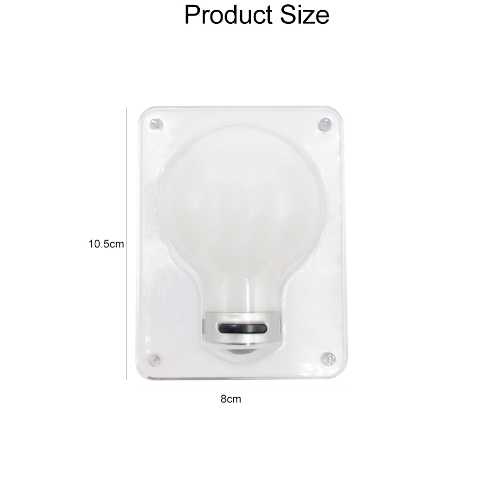 BRELONG Three-Mode Light Bulb-Shaped Cabinet Night Light