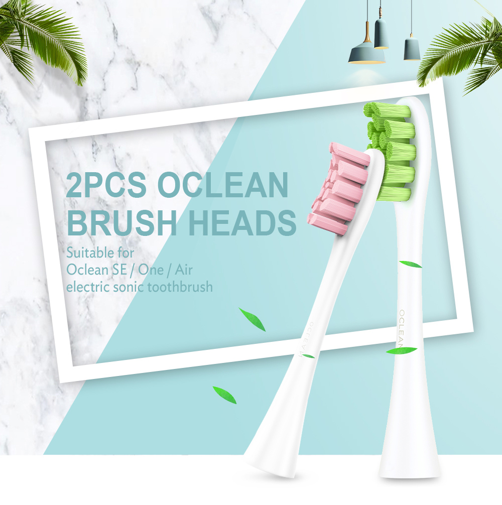 2PCS Oclean SE / One / Air Replacement Brush Head for Electric Sonic Toothbrush