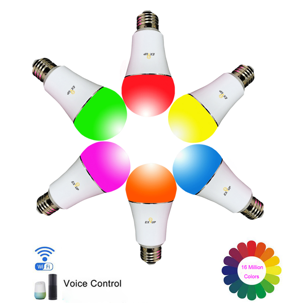 EXUP 9 W 800 Lm E26 / E27 LED Smart Bulbs A60(A19) SMD 5730 Wifi App control