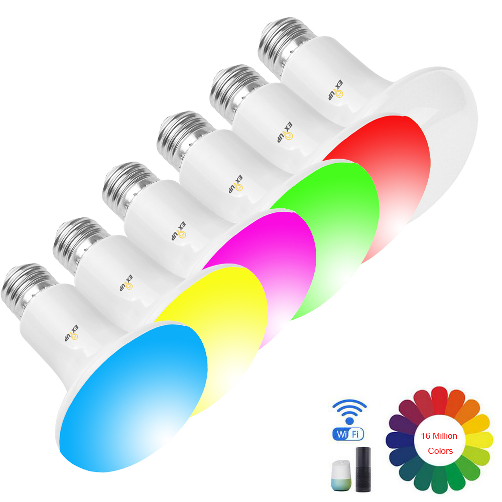 EXUP 10 W R80 / BR30 E26 / E27 LED Smart Bulbs SMD 5730 Wifi App control