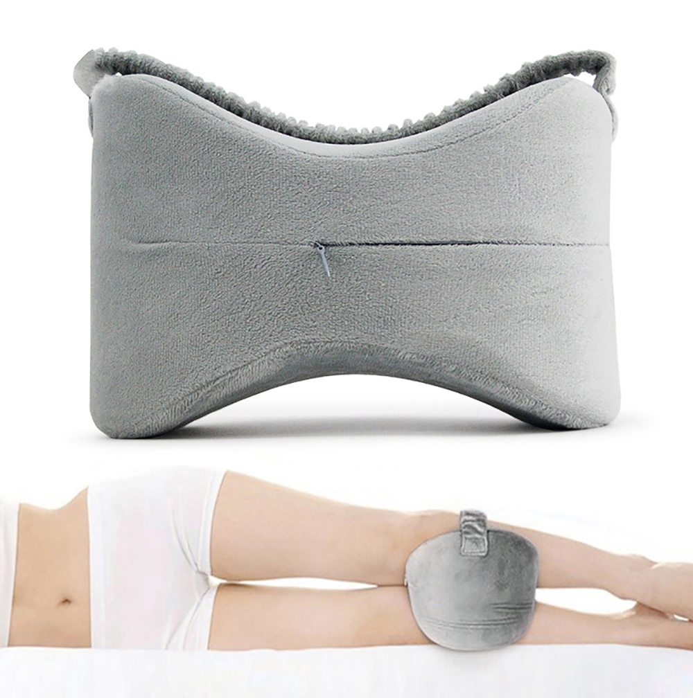 Memory Foam Knee Pillow for Sleeping Sciatica Back Hip Joint Pain Relief