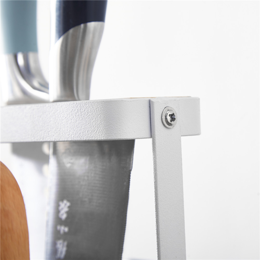 Kitchen knife board receives storage Rack