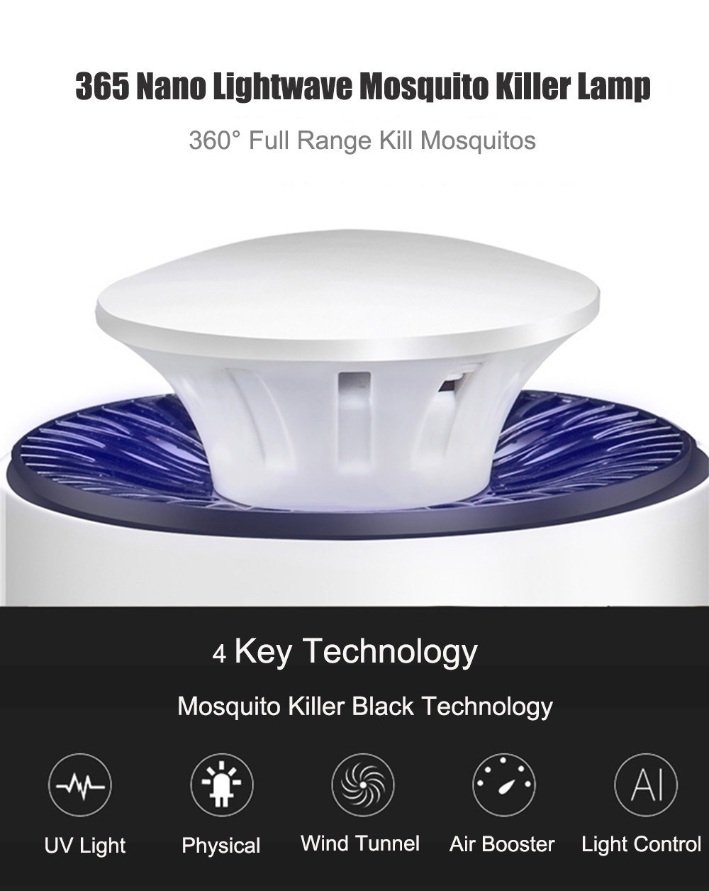 New LED Household Non-Radiation Mosquito Killing Lamp