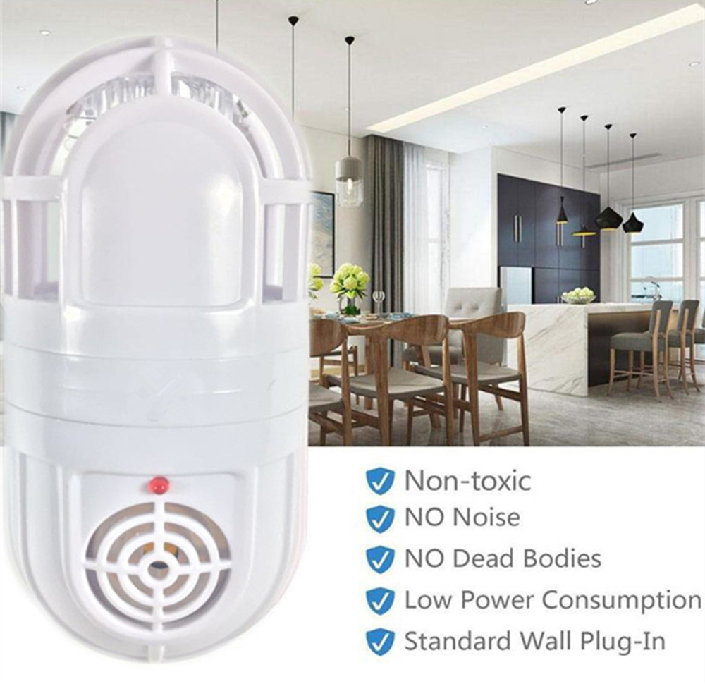 Atomic Ultrasonic Mosquito Pest Killer Lamp Insect Cockroach Repeller Zapper